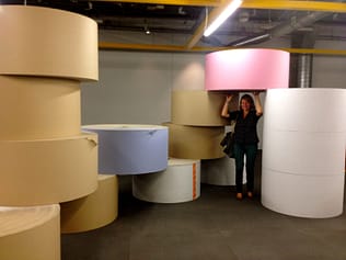 The rubbish collection paper rolls